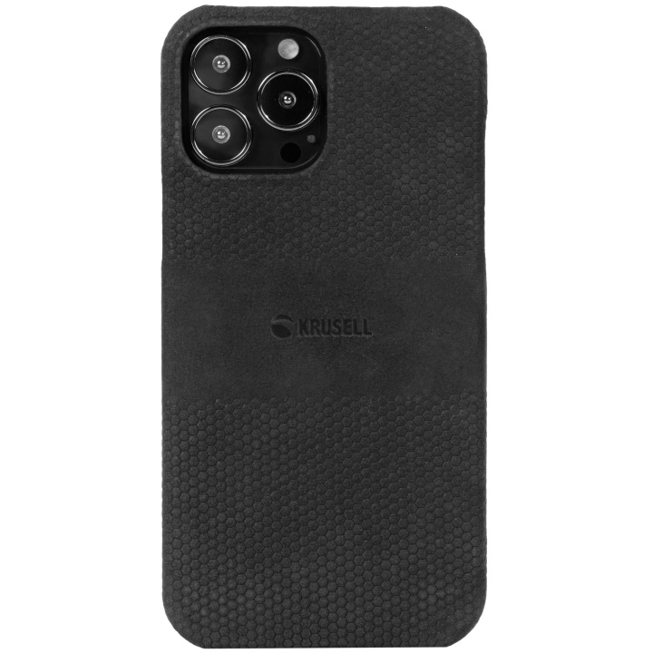 Krusell Leather Cover iPhone 13 Pro Svart in de groep SMARTPHONE & TABLETS / Mobielbescherming / Apple / iPhone 13 Pro / Hoesjes bij TP E-commerce Nordic AB (C08756)