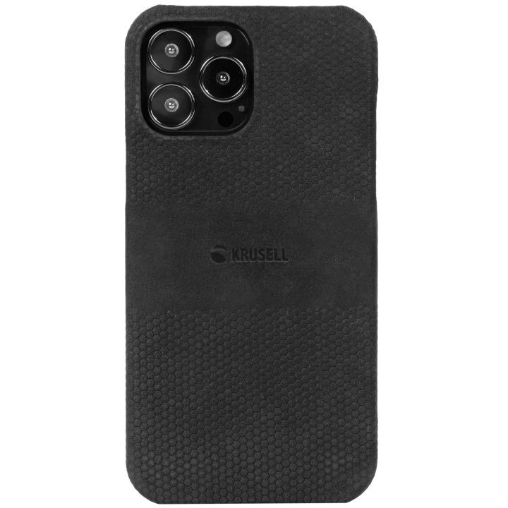 Krusell Leather Cover iPhone 13 Pro Max Svart in de groep SMARTPHONE & TABLETS / Mobielbescherming / Apple / iPhone 13 Pro Max / Hoesjes bij TP E-commerce Nordic AB (C08757)