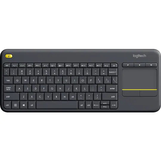 Logitech K400 wireless keyboard black in de groep COMPUTERS & RANDAPPARATUUR / Muizen en toetsenborden / Toetsenborden / Draadloos bij TP E-commerce Nordic AB (C09072)