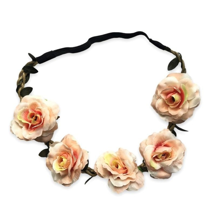 Hairband Blossom - Peach in de groep BEAUTY & HEALTH / Haar & Styling / Haaraccessoires bij TP E-commerce Nordic AB (C09884)