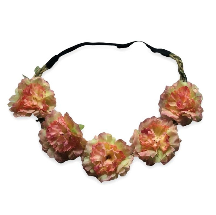 Hairband Blossom - Peach/Pink in de groep BEAUTY & HEALTH / Haar & Styling / Haaraccessoires bij TP E-commerce Nordic AB (C09888)