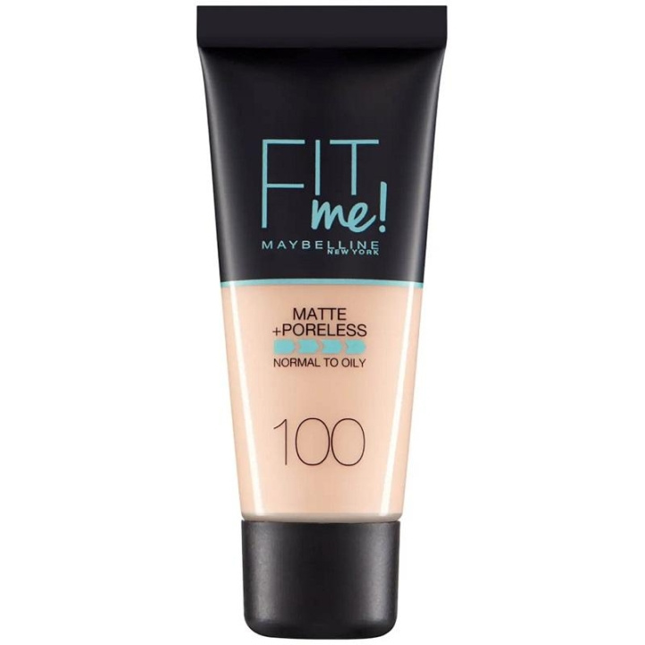 Maybelline Fit Me Matte + Poreless Foundation - 100 Warm Ivory in de groep BEAUTY & HEALTH / Makeup / Make-up gezicht / Foundation bij TP E-commerce Nordic AB (C10127)