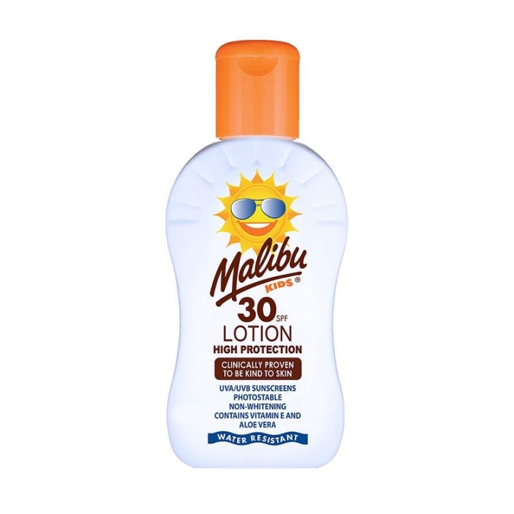 Malibu Kids Sun Lotion SPF30 100ml in de groep BEAUTY & HEALTH / Huidsverzorging / Zonnebank / Zonnebescherming bij TP E-commerce Nordic AB (C10215)