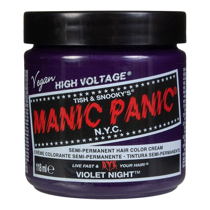 Manic Panic Classic Cream Violet Night in de groep BEAUTY & HEALTH / Haar & Styling / Haarverzorging / Haarverf / Haarverf & Kleurbommen bij TP E-commerce Nordic AB (C10224)