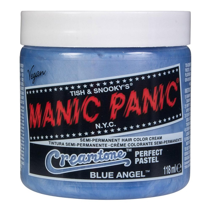 Manic Panic Classic Cream Pastel Blue Angel in de groep BEAUTY & HEALTH / Haar & Styling / Haarverzorging / Haarverf / Haarverf & Kleurbommen bij TP E-commerce Nordic AB (C10225)