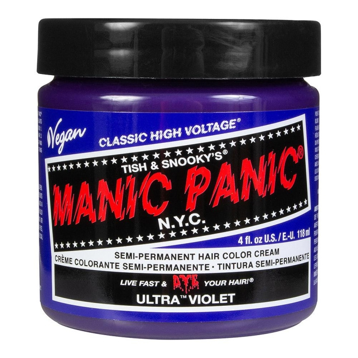 Manic Panic Classic Cream Ultra Violet in de groep BEAUTY & HEALTH / Haar & Styling / Haarverzorging / Haarverf / Haarverf & Kleurbommen bij TP E-commerce Nordic AB (C10226)