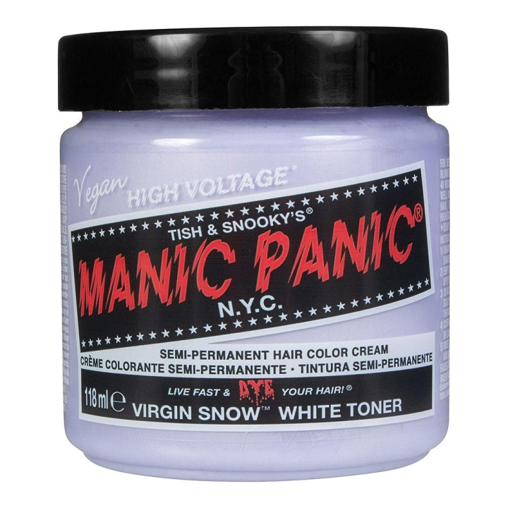 Manic Panic Classic Cream Toner Virgin Snow in de groep BEAUTY & HEALTH / Haar & Styling / Haarverzorging / Haarverf / Haarverf & Kleurbommen bij TP E-commerce Nordic AB (C10233)
