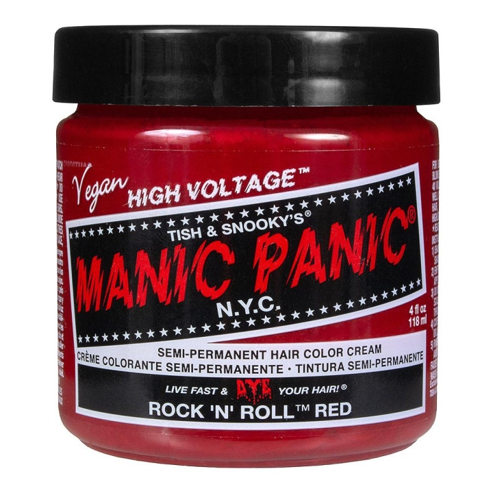 Manic Panic Classic Cream Rock n Roll Red in de groep BEAUTY & HEALTH / Haar & Styling / Haarverzorging / Haarverf / Haarverf & Kleurbommen bij TP E-commerce Nordic AB (C10236)