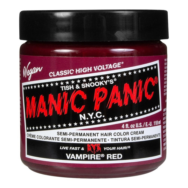 Manic Panic Classic Cream Vampire Red in de groep BEAUTY & HEALTH / Haar & Styling / Haarverzorging / Haarverf / Haarverf & Kleurbommen bij TP E-commerce Nordic AB (C10237)