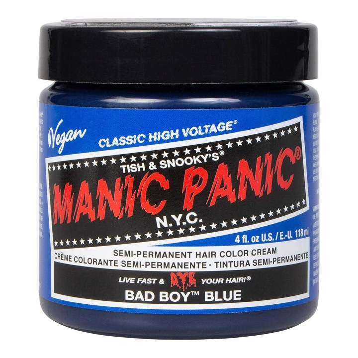 Manic Panic Classic Cream Bad Boy Blue in de groep BEAUTY & HEALTH / Haar & Styling / Haarverzorging / Haarverf / Haarverf & Kleurbommen bij TP E-commerce Nordic AB (C10241)
