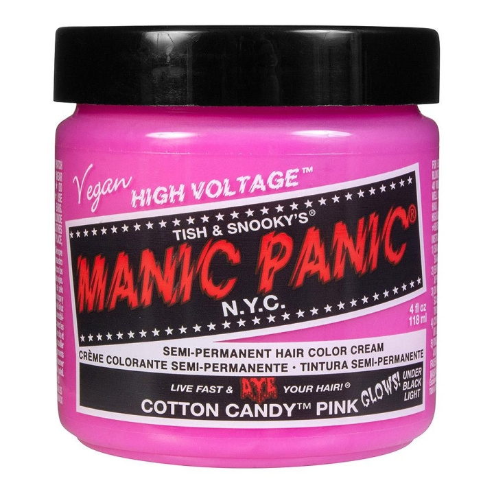 Manic Panic Classic Cream Cotton Candy Pink in de groep BEAUTY & HEALTH / Haar & Styling / Haarverzorging / Haarverf / Haarverf & Kleurbommen bij TP E-commerce Nordic AB (C10249)