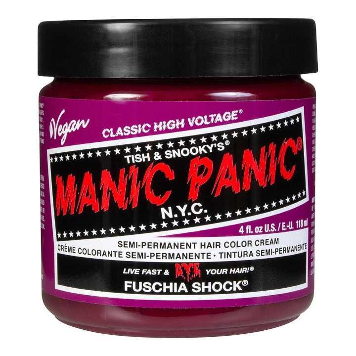 Manic Panic Classic Cream Fuschia Shock in de groep BEAUTY & HEALTH / Haar & Styling / Haarverzorging / Haarverf / Haarverf & Kleurbommen bij TP E-commerce Nordic AB (C10256)
