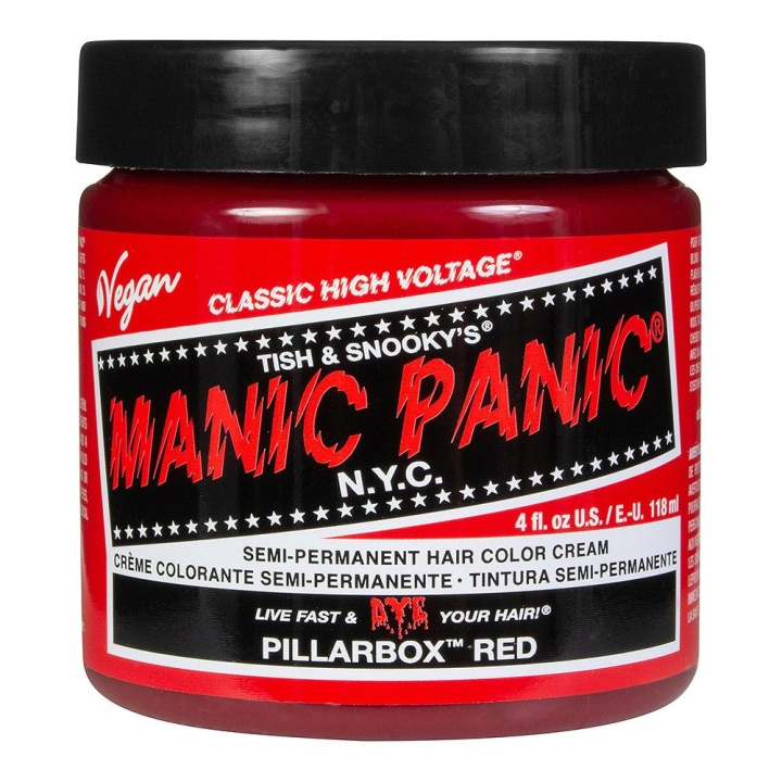 Manic Panic Classic Cream Pillarbox Red in de groep BEAUTY & HEALTH / Haar & Styling / Haarverzorging / Haarverf / Haarverf & Kleurbommen bij TP E-commerce Nordic AB (C10257)