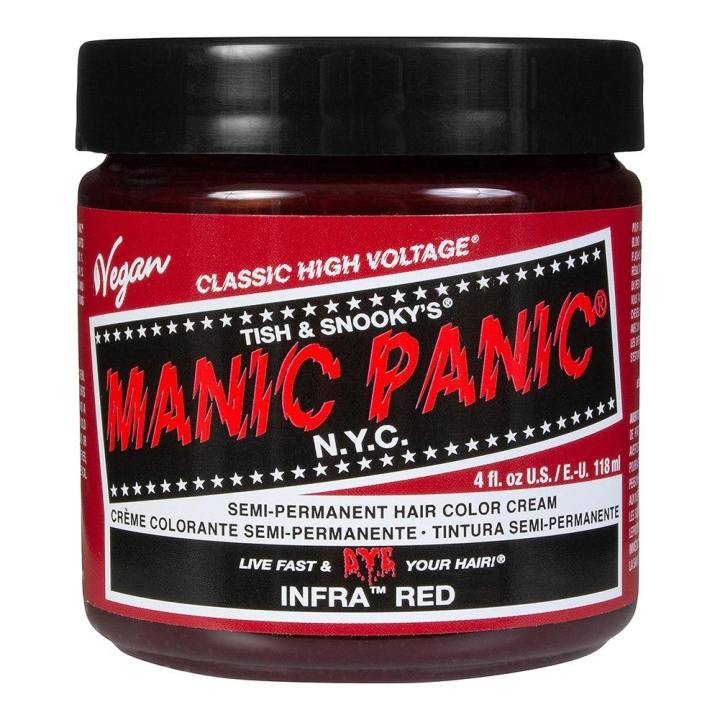 Manic Panic Classic Cream Infra Red in de groep BEAUTY & HEALTH / Haar & Styling / Haarverzorging / Haarverf / Haarverf & Kleurbommen bij TP E-commerce Nordic AB (C10258)