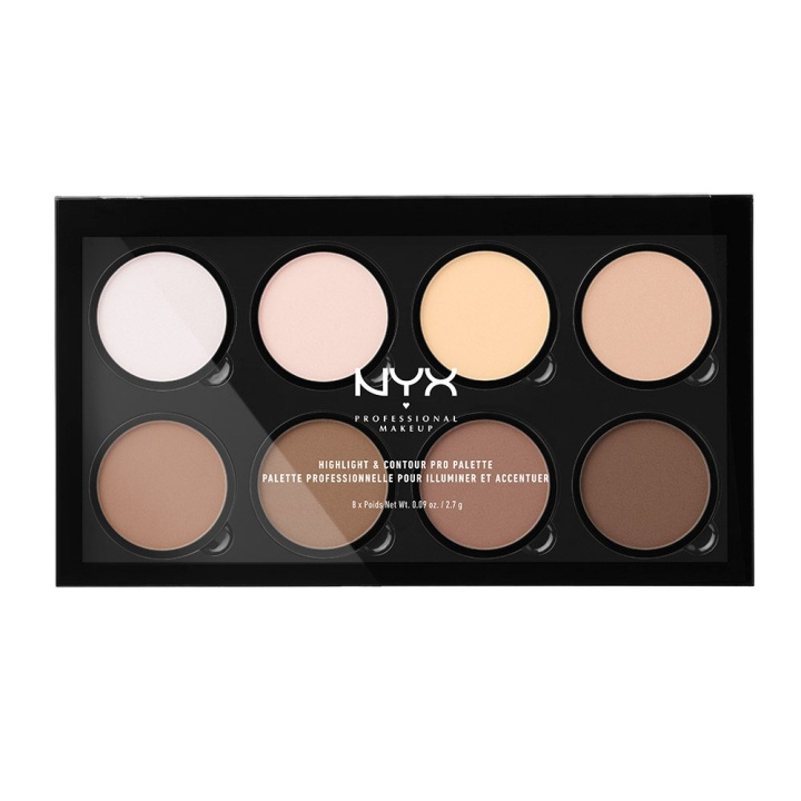 NYX PROF. MAKEUP Highlight & Contour Pro Palette in de groep BEAUTY & HEALTH / Makeup / Make-up gezicht / Contour/Highlight bij TP E-commerce Nordic AB (C10289)