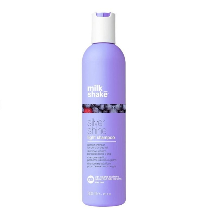 Milk_ Shake Silver Shine Light Schampoo 300ml in de groep BEAUTY & HEALTH / Haar & Styling / Haarverzorging / Haarverf / Zilvershampoo bij TP E-commerce Nordic AB (C10350)