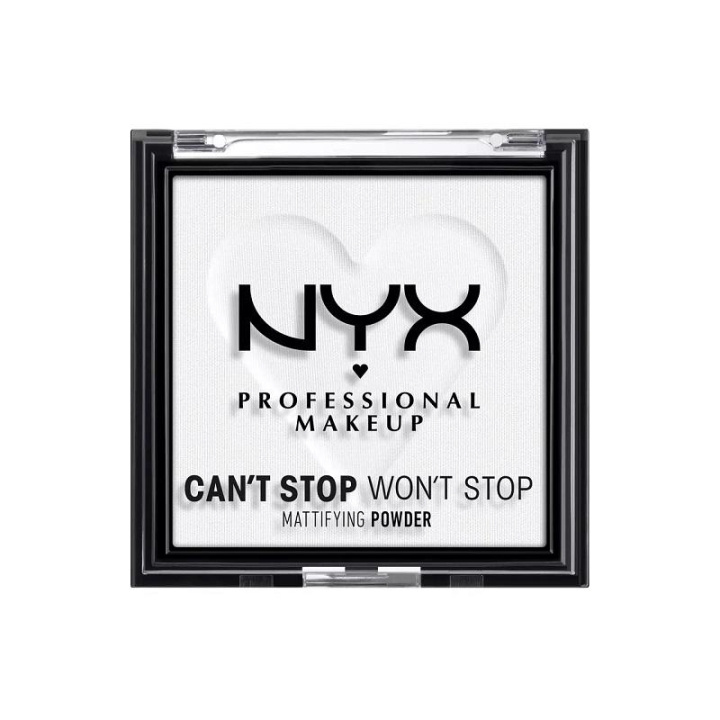 NYX PROF. MAKEUP Can\'t Stop Won\'t Stop Mattifying Pressed Powder - Translucent in de groep BEAUTY & HEALTH / Makeup / Make-up gezicht / Poeder bij TP E-commerce Nordic AB (C10367)