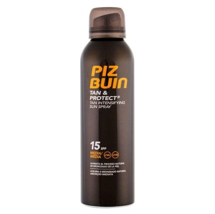 Piz Buin Tan & Protect Tan Intensifying Sun Spray SPF15 150ml in de groep BEAUTY & HEALTH / Huidsverzorging / Zonnebank / Zonnebescherming bij TP E-commerce Nordic AB (C10680)