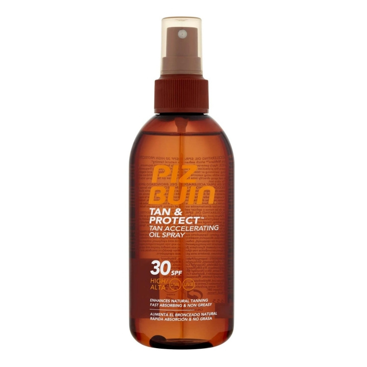 Piz Buin Tan & Protect Tan Accelerating Oil Spray SPF30 150ml in de groep BEAUTY & HEALTH / Huidsverzorging / Zonnebank / Zonnebescherming bij TP E-commerce Nordic AB (C10681)