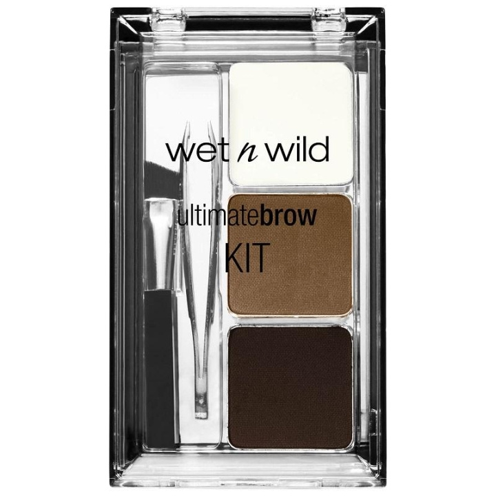 Wet n Wild Ultimate Brow Kit - Soft Brown in de groep BEAUTY & HEALTH / Makeup / Ogen & Wenkbrauwen / Wenkbrauwkits bij TP E-commerce Nordic AB (C10689)