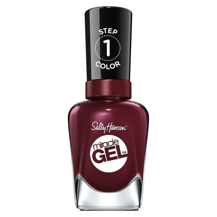 Sally Hansen Miracle Gel Nail Polish 14.7ml - 480 Wine Stock in de groep BEAUTY & HEALTH / Manicure/pedicure / Nagellak bij TP E-commerce Nordic AB (C10751)