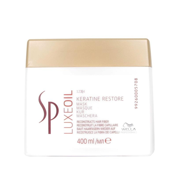 Wella SP LuxeOil Keratine Restore Mask 400ml in de groep BEAUTY & HEALTH / Huidsverzorging / Gezicht / Maskers bij TP E-commerce Nordic AB (C10882)