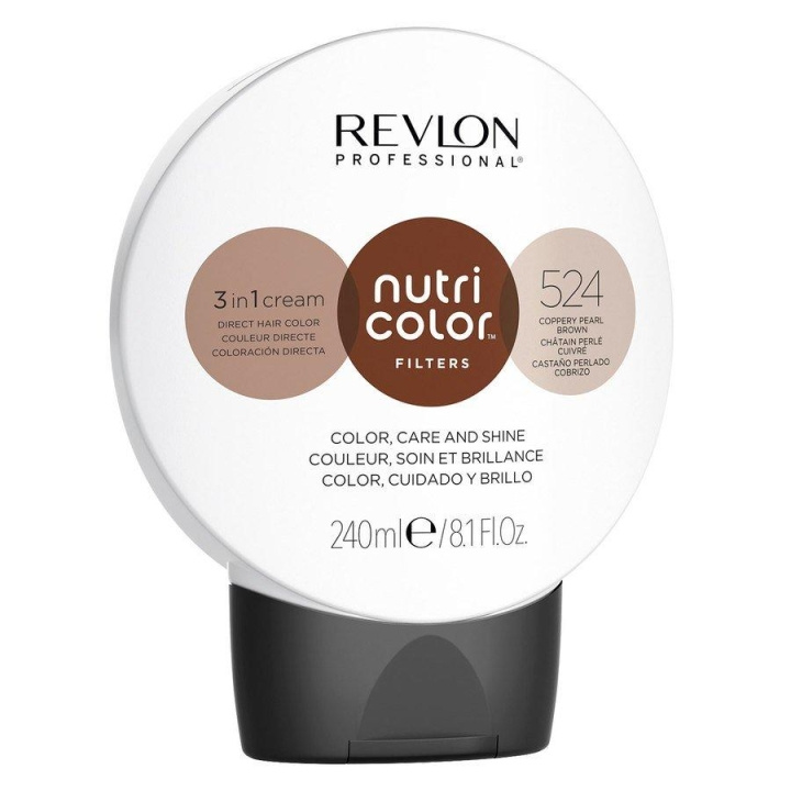 Revlon Nutri Color 524 Coppery Pearl Brown 240ml in de groep BEAUTY & HEALTH / Haar & Styling / Haarverzorging / Haarmasker bij TP E-commerce Nordic AB (C11076)