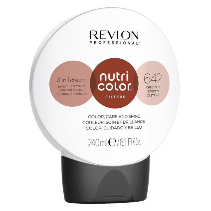 Revlon Nutri Color 642 Chestnut 240ml in de groep BEAUTY & HEALTH / Haar & Styling / Haarverzorging / Haarmasker bij TP E-commerce Nordic AB (C11077)