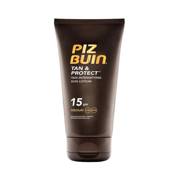 Piz Buin Tan & Protect Tan Intensifying Sun Lotion SPF15 150ml in de groep BEAUTY & HEALTH / Huidsverzorging / Zonnebank / Zonnebescherming bij TP E-commerce Nordic AB (C11128)