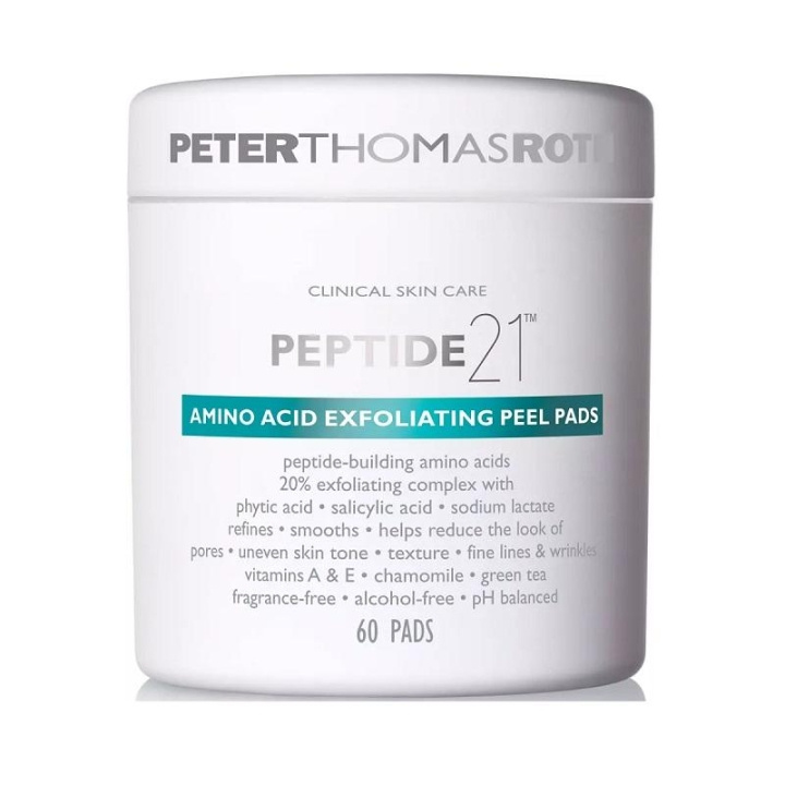 Peter Thomas Roth Peptide 21 Amino Acid Exfoliating Peel Pads 60pcs in de groep BEAUTY & HEALTH / Huidsverzorging / Gezicht / Scrub / Peeling bij TP E-commerce Nordic AB (C11224)