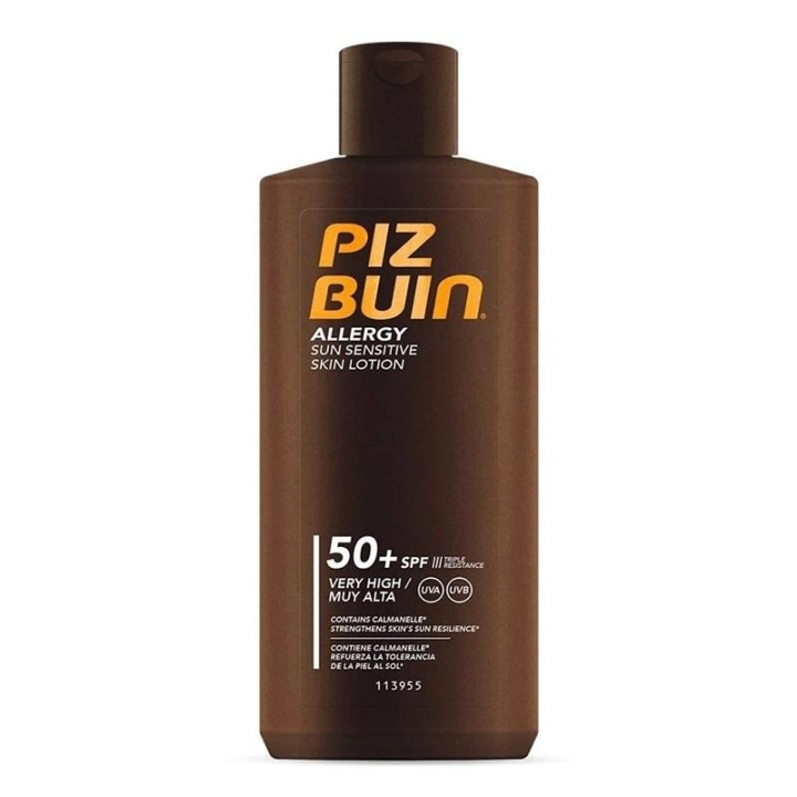 Piz Buin Allergy Sun Sensitive Skin Lotion SPF50 400ml in de groep BEAUTY & HEALTH / Huidsverzorging / Zonnebank / Zonnebescherming bij TP E-commerce Nordic AB (C11340)