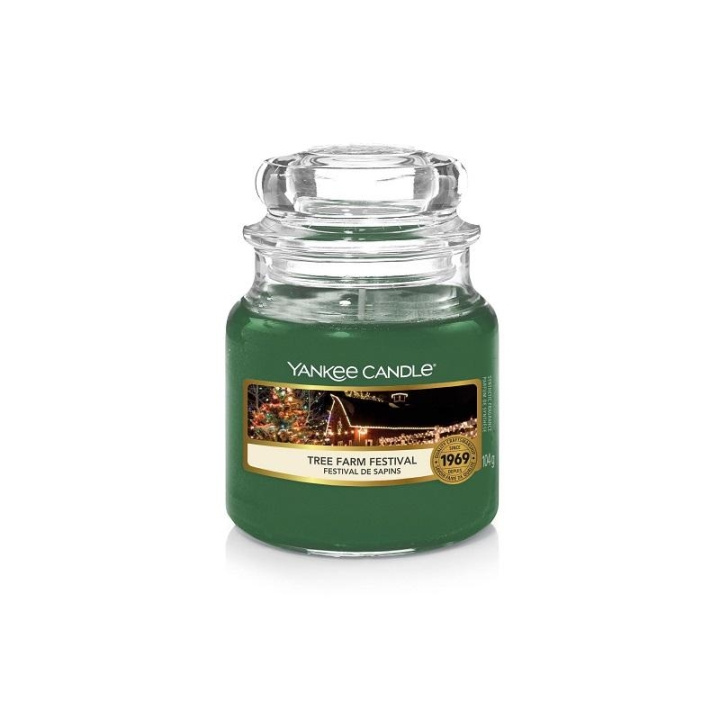 Yankee Candle Classic Small Jar Tree Farm Festival 104g in de groep BEAUTY & HEALTH / Geuren & Parfum / Overige geuren / Geurkaarsen bij TP E-commerce Nordic AB (C11393)