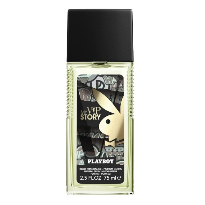 Playboy My VIP Story For Him Deo Spray 75ml in de groep BEAUTY & HEALTH / Geuren & Parfum / Deodorant / Deodorant voor vrouwen bij TP E-commerce Nordic AB (C11448)