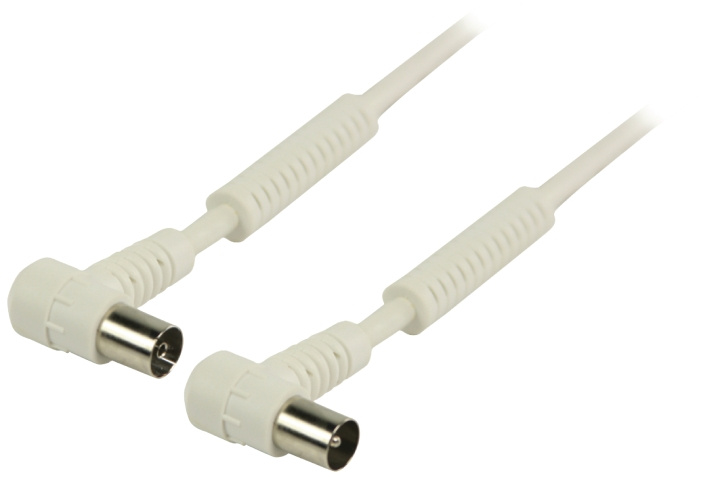 Valueline 120 dB Coaxkabel Haaks Coax Male (IEC) - Coax Female (IEC) 25.0 m Wit in de groep HOME ELECTRONICS / Kabels & Adapters / Antennekabels & Accessoires / Antennekabels bij TP E-commerce Nordic AB (C11541)