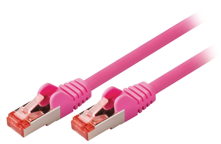 Valueline CAT6 S/FTP Netwerkkabel RJ45 (8/8) Male - RJ45 (8/8) Male 7.50 m Roze in de groep COMPUTERS & RANDAPPARATUUR / Computerkabels / Netwerkkabels / Cat6 bij TP E-commerce Nordic AB (C11558)