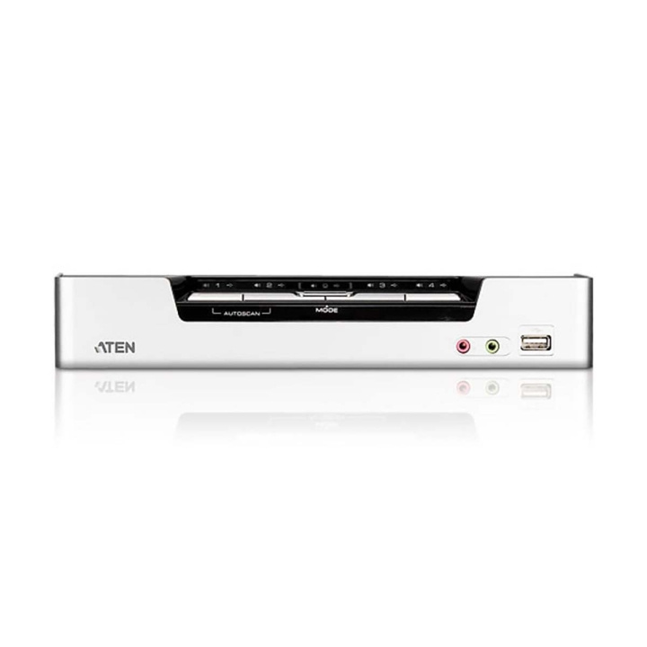 Aten CS1794 4-poorts USB HDMI/Geluid KVMP™-schakelaar in de groep COMPUTERS & RANDAPPARATUUR / Computerkabels / Schakelaars bij TP E-commerce Nordic AB (C11559)