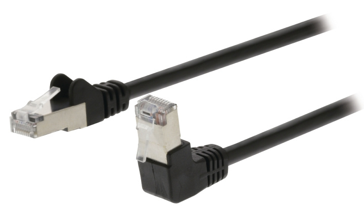 Valueline CAT5e SF/UTP Netwerkkabel RJ45 (8/8) Male - RJ45 (8/8) Male 5.00 m Zwart in de groep COMPUTERS & RANDAPPARATUUR / Computerkabels / Netwerkkabels / Cat5e bij TP E-commerce Nordic AB (C11565)