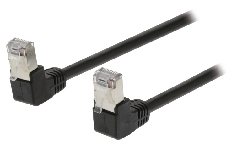 Valueline CAT5e SF/UTP Netwerkkabel RJ45 (8/8) Male - RJ45 (8/8) Male 3.00 m Zwart in de groep COMPUTERS & RANDAPPARATUUR / Computerkabels / Netwerkkabels / Cat5e bij TP E-commerce Nordic AB (C11566)