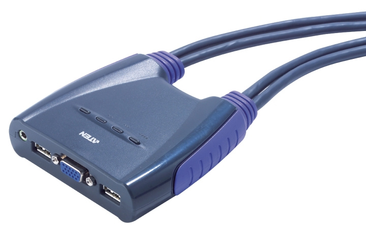 Aten CS64US-AT 4-poorts USB VGA-/audiokabel KVM-switch (0,9 m, 1,2 m) in de groep COMPUTERS & RANDAPPARATUUR / Computerkabels / Schakelaars bij TP E-commerce Nordic AB (C11573)