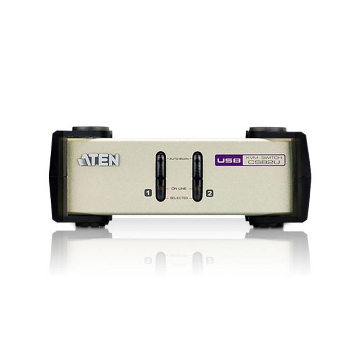 Atena CS82U 2-poorts PS/ 2-USB VGA KVM-switch in de groep COMPUTERS & RANDAPPARATUUR / Computerkabels / Schakelaars bij TP E-commerce Nordic AB (C11577)