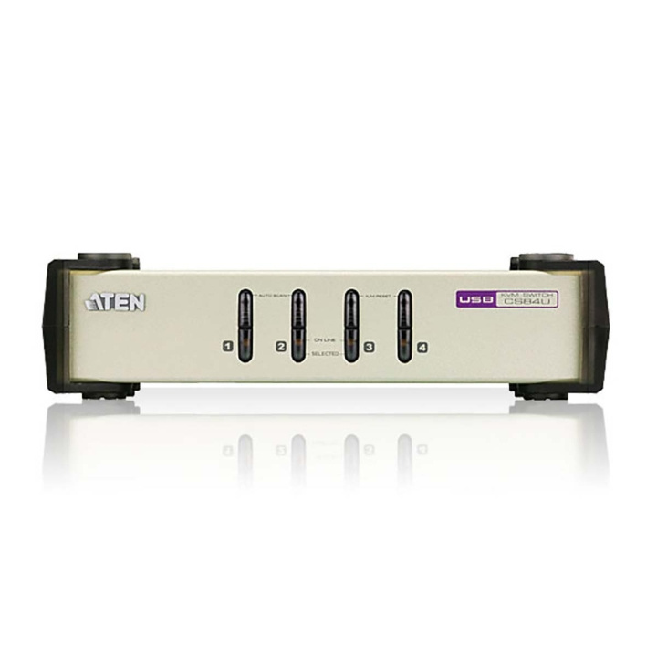 Aten CS84U 4-poorts PS/ 2-USB VGA KVM-switch in de groep COMPUTERS & RANDAPPARATUUR / Computerkabels / Schakelaars bij TP E-commerce Nordic AB (C11578)