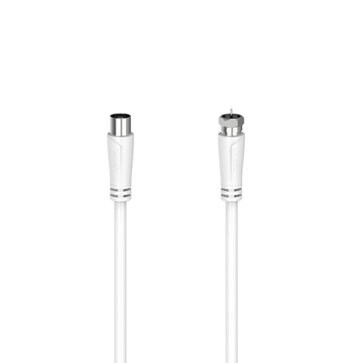 Hama Antennekabel SAT 90dB F-Coax Wit 3,0m in de groep HOME ELECTRONICS / Kabels & Adapters / Antennekabels & Accessoires / Antennekabels bij TP E-commerce Nordic AB (C11743)