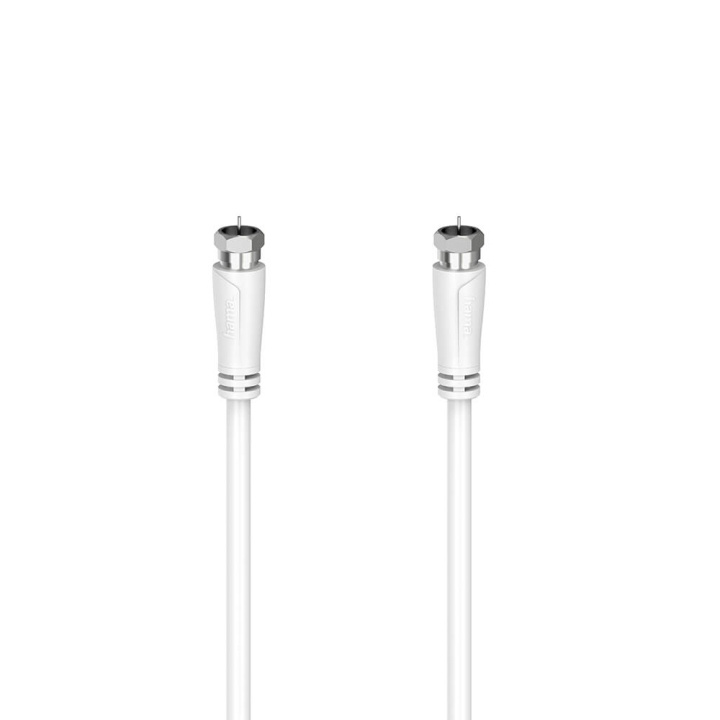 Antenna Cable SAT 90dB F-F White 5.0m in de groep HOME ELECTRONICS / Kabels & Adapters / Antennekabels & Accessoires / Antennekabels bij TP E-commerce Nordic AB (C11746)