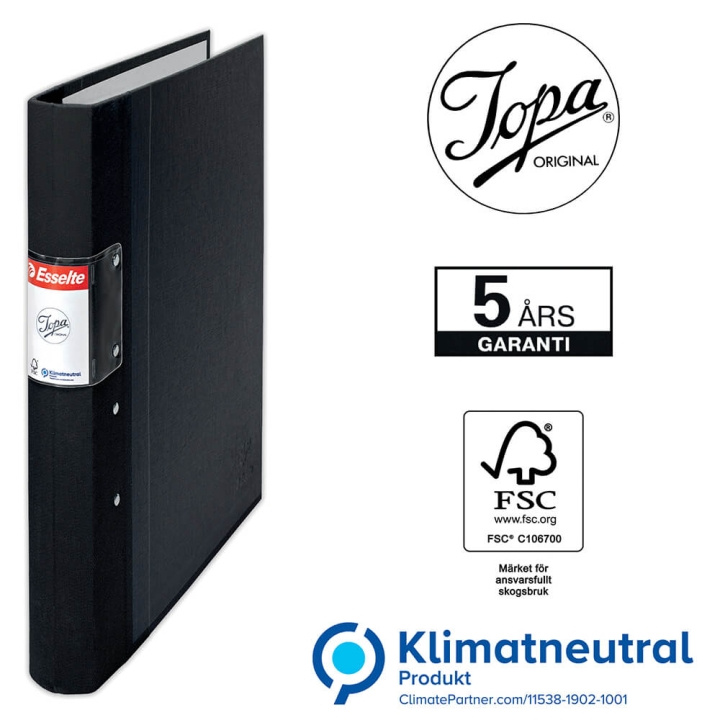 ESSELTE Pärm Jopa A4/40 Svart in de groep HUISHOUDEN & TUIN / Kantoormateriaal / Overige bij TP E-commerce Nordic AB (C11766)