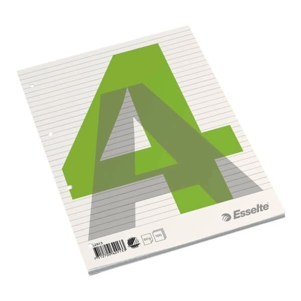 ESSELTE Collegeblok A4 100 vellen gelijnd in de groep HUISHOUDEN & TUIN / Kantoormateriaal / Papier & Blokken bij TP E-commerce Nordic AB (C11803)