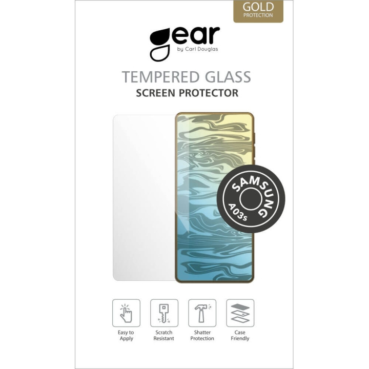 Glass Prot. 2.5D Samsung A03s in de groep SMARTPHONE & TABLETS / Mobielbescherming / Samsung bij TP E-commerce Nordic AB (C11823)