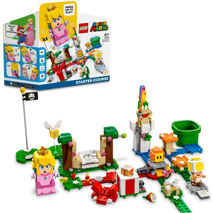 LEGO Super Mario - Äventyr med Peach - Startbana in de groep SPEELGOED, KINDER- & BABYPRODUCTEN / Speelgoed / Bouwspeelgoed / Lego bij TP E-commerce Nordic AB (C11901)