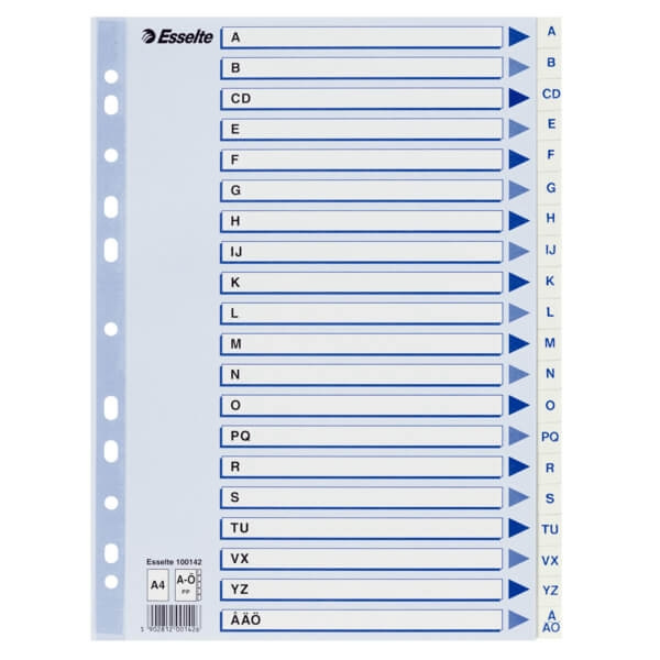 ESSELTE Register Non-Stop A4/A-Ö Vit in de groep HUISHOUDEN & TUIN / Kantoormateriaal / Overige bij TP E-commerce Nordic AB (C11994)