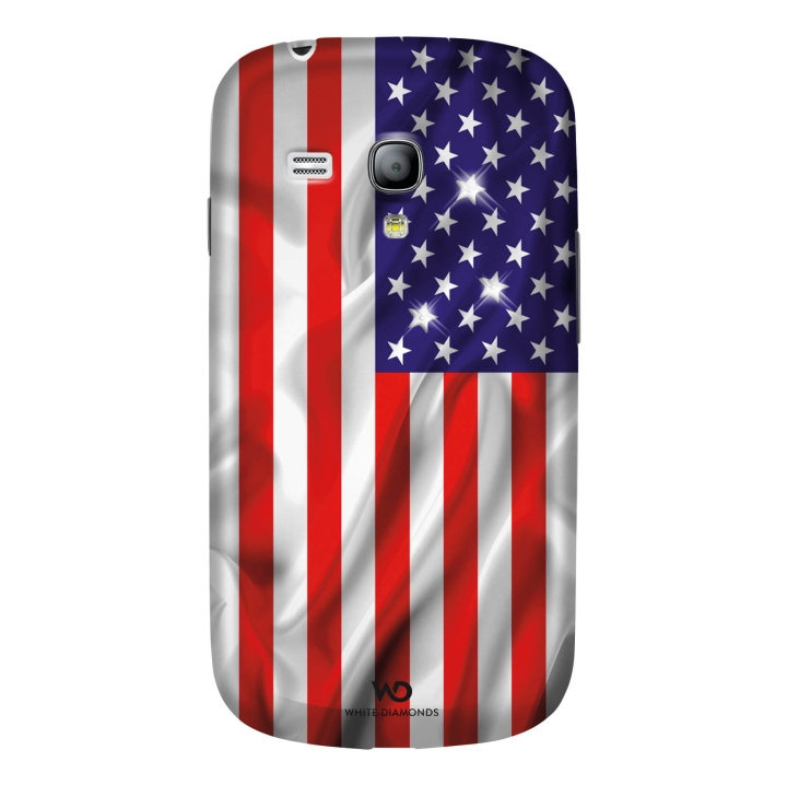 Flag USA Mobile Phone Cover f or Samsung Galaxy S III mini, in de groep SMARTPHONE & TABLETS / Mobielbescherming / Samsung bij TP E-commerce Nordic AB (C12094)
