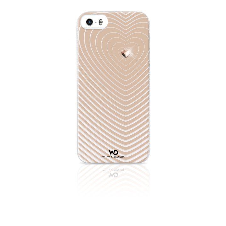 Heartbeat Mobile Phone Cover for Apple iPhone 5/5s, rose go in de groep SMARTPHONE & TABLETS / Mobielbescherming / Apple / iPhone 5/5S/SE / Hoesjes bij TP E-commerce Nordic AB (C12095)